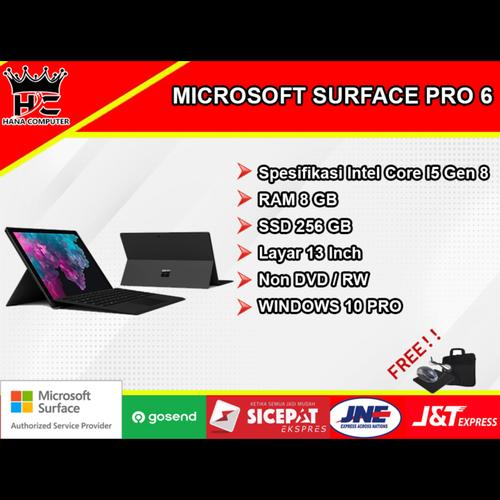 MICROSOFT SURFACE PRO INTEL CORE I5 GEN RAM 8GB SSD 256GB W10 di Hana  Computer_new Tokopedia