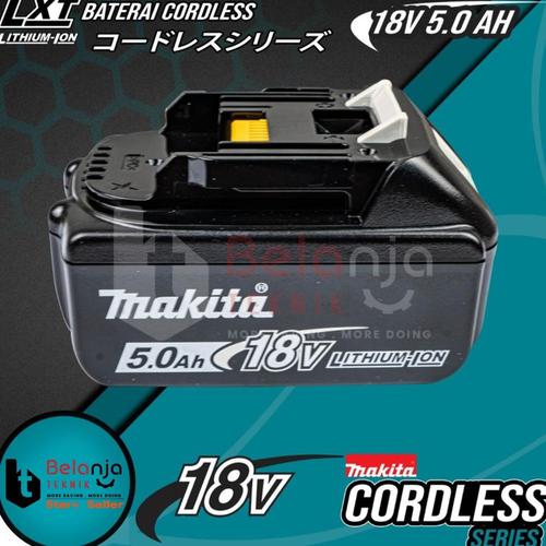 Jual ** Makita Battery 18V 5Ah BL 1850 B Baterai 18 V Lithium Ion