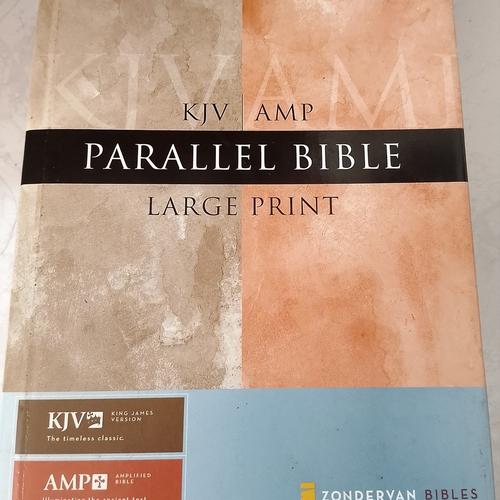 Jual Alkitab KJV AMP Parallel Bible LARGE PRiNT classic edition