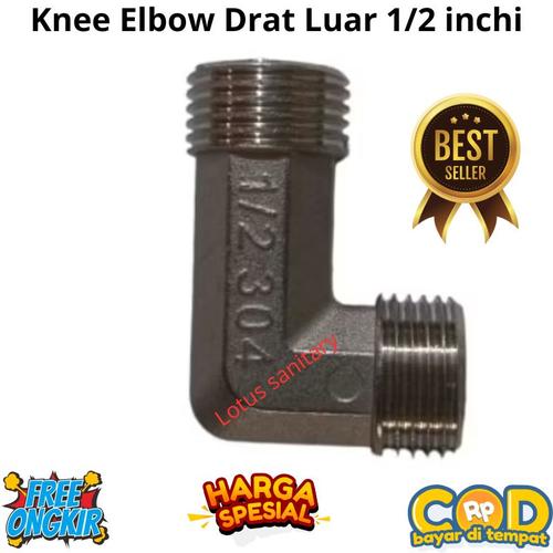 Jual knee elbow DRAT LUAR stainless sus304 / k…