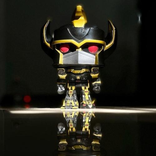 Funko Pop Megazord Black & Gold – Power Rangers, Oversized Figur, Sammlerstück