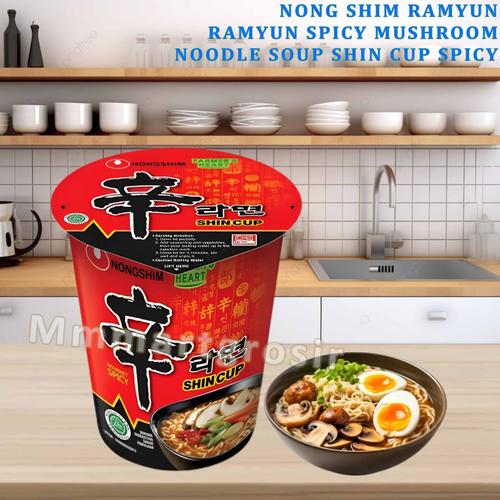 Promo Nong Shim Ramyun / Ramyun Spicy Mushroom / Ramyun Shin Cup Spicy ...