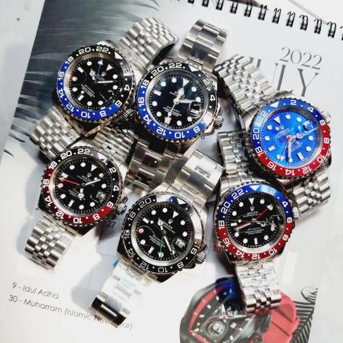 Jam Tangan Pria Automatic R O L E X GMT Master II Ori Japan Batman  Solid di Keiis Premium Tokopedia