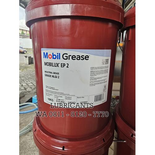 Jual Grease Mobilux EP 2 (Lithium Grease - Packing Original Mobil Pail ...