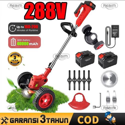 Jual [kirim roda] Kualitas Tinggi 288V Mesin Potong Rumput Pemotong ...