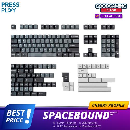 Promo Press Play SPACEBOUND PBT ABS Doubleshot Keycaps Keycap Full Set ...