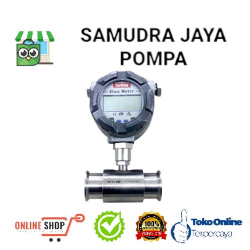 Jual Digital Turbine Flowmeter DN 3 inch 80mm G1 flange for fuel oil ...