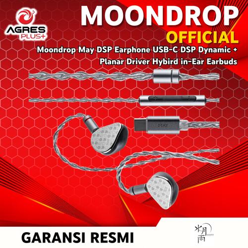 Écouteurs Intra Moondrop May DSP - Double Driver Dynamique + Planaire - Câble USB-C Interchangeable - Son HiFi
