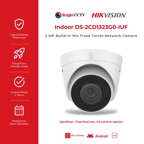 IP CAMERA INDOOR DS-2CD1323G0-IUF BUILT- IN MIC AUDIO di Bright Cctv  Tokopedia Tokopedia