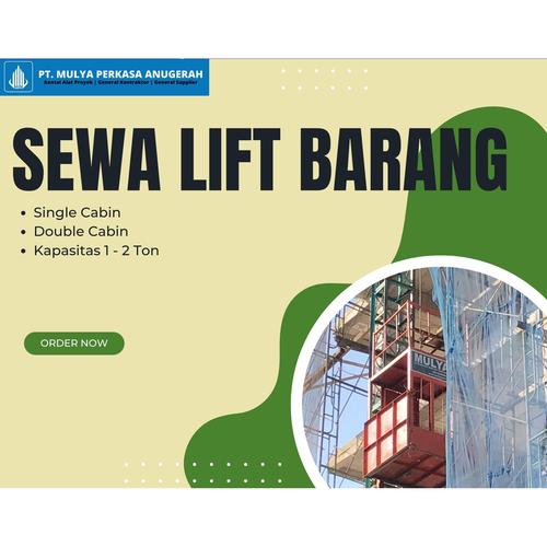 Jual Sewa Lift Barang Lift Proyek Sawah Besar - Jakarta Pusat - Kota ...