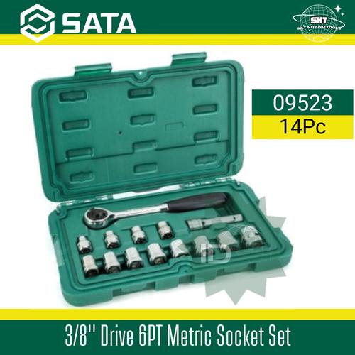 Promo SATA Kunci Socket Set 14 Pcs 3/8 Inch INCH 09523 METRIC - Jakarta ...