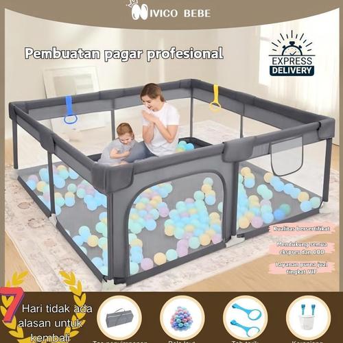 Jual NIVICO BEBE Pagar Bayi Bermain Mandi Bola Anak Pembatas Kasur