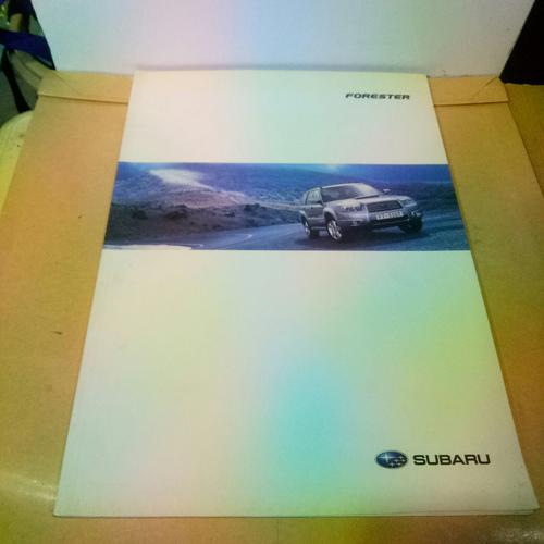 Jual Brosur,katalog FORESTER ,SUBARU. Jakarta Selatan mbanyu sumber