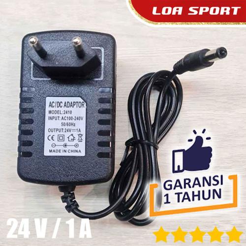 Jual Adaptor DC 24V 1A LED Strip EU Plug 100-240V AC Overload ...