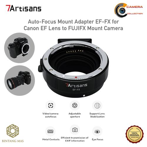 Jual 7Artisans Auto-Focus Mount Adapter EF-FX for Canon EF Lens to