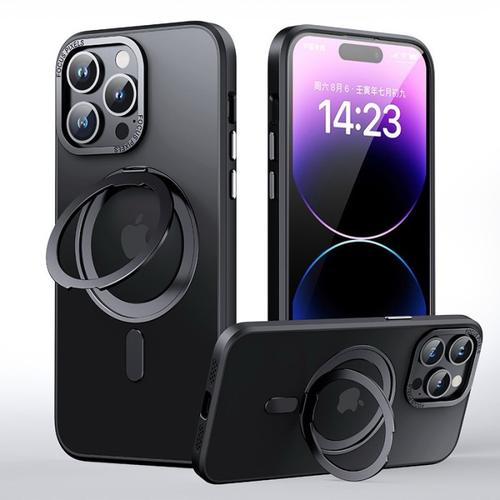 Jual 360 ROTATION RING MAGNETIC BRACKET MAGSAFE CASE IPHONE 16 iPhone ...