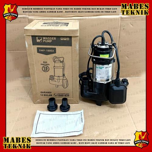Jual POMPA CELUP AIR KOTOR WASSER SWP-180EA / WASSER SWP 180EA OTOMATIS ...