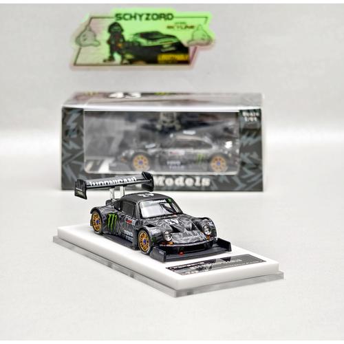 Porsche 911 Hoonipigasus – Top Model 1/64 – Noire – Neuve