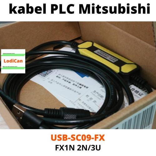 Jual New Kabel Komunikasi Plc Mitsubishi Usb Sc09 Sc-09 Fx-Usb-Aw Usb ...