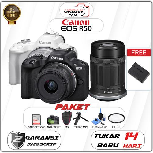 Jual Canon EOS R50 KIT RF-S 18-45mm f4.5-6.3 IS STM RESMI / Canon EOS ...
