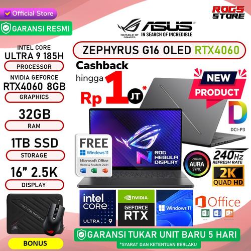 Promo ASUS ROG Zephyrus G16 OLED GU605MV Core Ultra 9 185H RTX4060 32GB ...