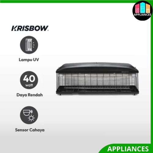 Jual Krisbow Perangkap Nyamuk Outdoor 2x20 Watt Dengan Sensor Daylight ...