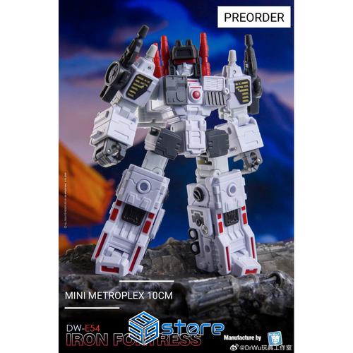 Jual Dr.Wu DW-E54 Iron Fortress Transformers Mini Scale Metroplex 10cm ...