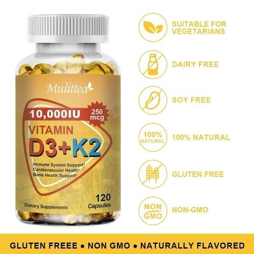 Promo Multea vitamin D3 k2(MK7) usa 120 softgels - Jakarta Timur ...