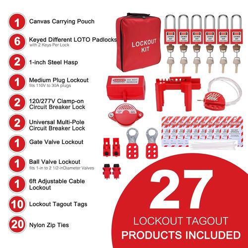 Jual Lockout Tagout Kit - Loto Locks, Gate Valve Lock, Ball Valve ...