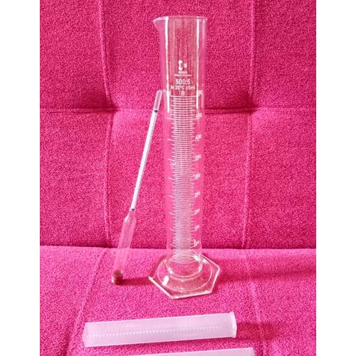 Plastik Messzylinder 500ml - Graduierter Zylinder Für Labor & Schule