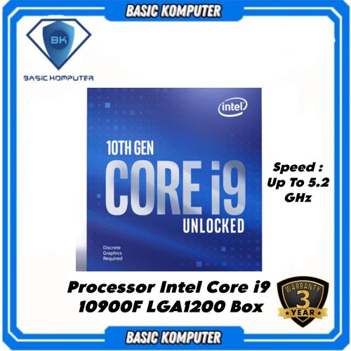 Jual PROCESSOR INTEL CORE i9 10900F 2.8 GHz BOX SOCKET 1200 GARANSI 3 ...