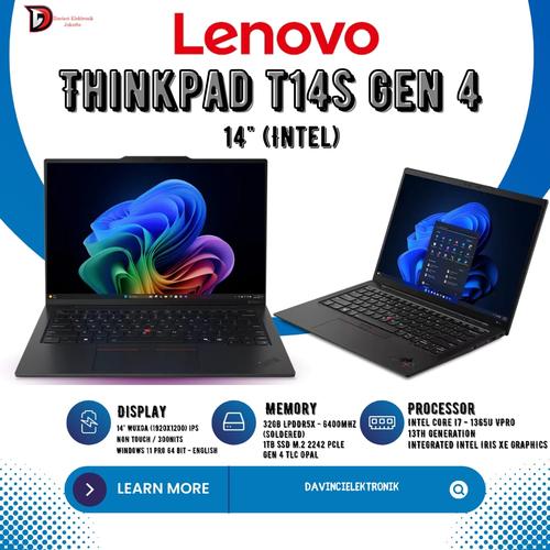 LENOVO THINKPAD T14S GEN i7-1365U VPRO 32GB RAM 1TB SSD INTEL IRIS XE 14
