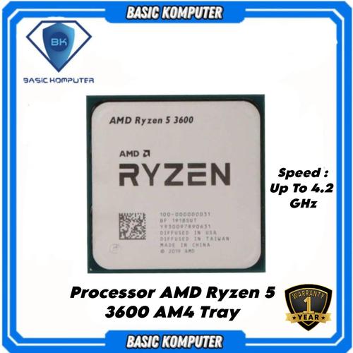 Cpu Ryzen 3600 Ghz AMD Prosesor Ryzen 3600 Up To Cache 32MB 65W AM4