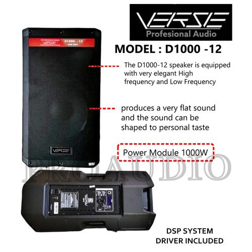 Jual Speaker Aktif 15 Inch VERSE D1000 / D 1000 / D- 1000 Aktif 1000 ...