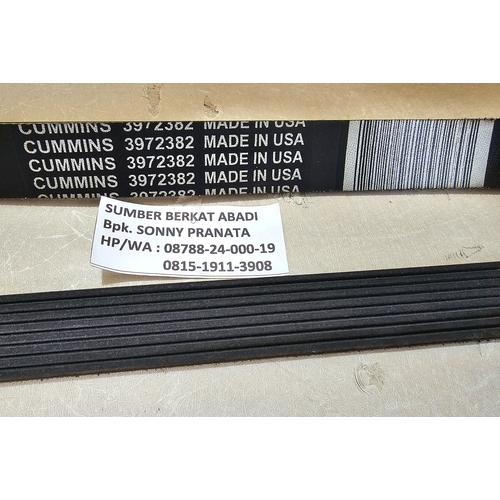 Jual CUMMINS 3972382 V-BELT 5255317 FAN BELT 8PK2075 8PK 2075 - ISB QSB ...