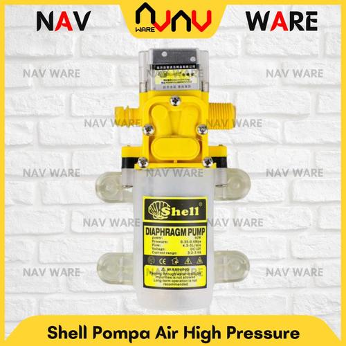 Jual Shell Pompa Air DC 12V High Pressure Car Washing Water Diaphragm ...