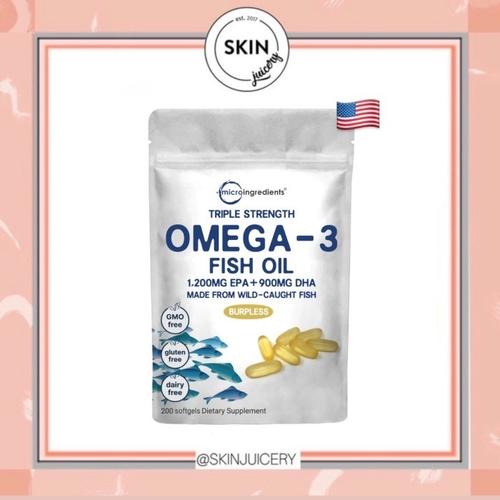 Micro Fish Oil Jual Micro Ingredients OMEGA-3 FISH OIL 300 SOFTGELS | 300 Gel Omega ...