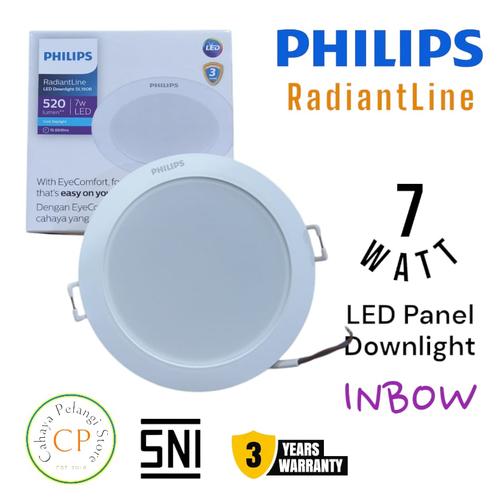 Jual PHILIPS Lampu LED Downlight 7 Watt 7w Inbow Radiantline DL190B ...
