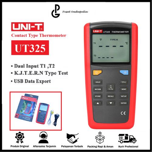 Jual UNI T UT325 Contact Type Thermometer Digital Thermometer K J T E jual-uni-t-ut325-contact-type-thermometer-digital-thermometer-k-j-t-e