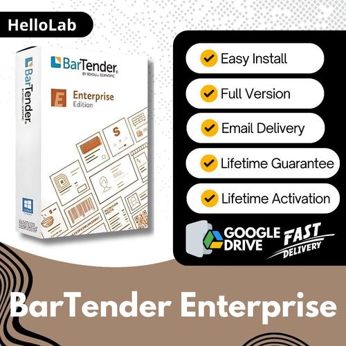 Jual BarTender Enterprise 2022 R8 11.3.216048 Full Version - Download ...