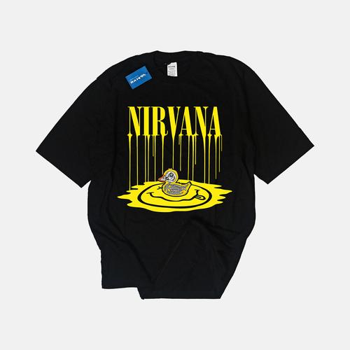 Kaos Nirvana Tee Shirt Nirvana H 1991 Vintage Nirvana Vestibule