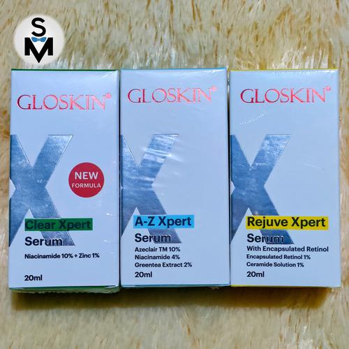Jual Gloskin Clear Xpert + A-Z Xpert + Rejuve Xpert Serum 20ml - Bundle ...