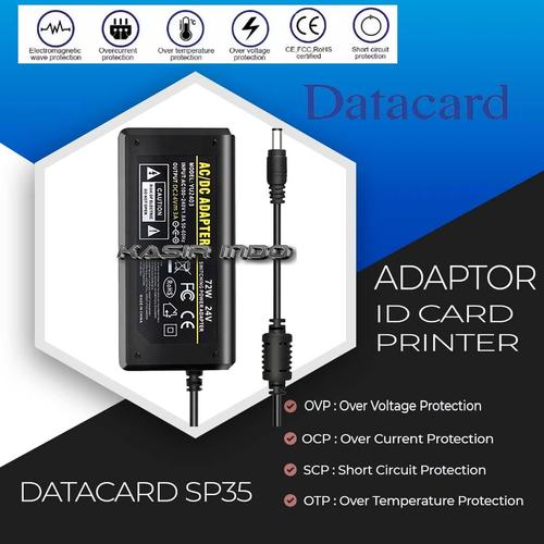 Datcard Sp35 Promo Adaptor Datacard SP35 ID Card Printer | Power Supply Printer ...