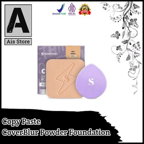 Jual SOMETHINC Copy Paste CoverBlur Powder Foundation Refill Original ...