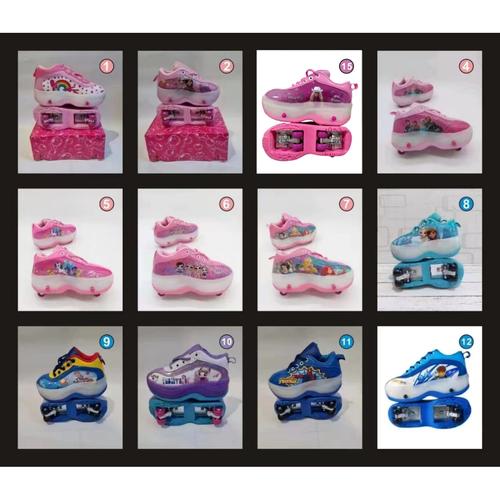 Jual Sepatu Roda Kasual Anak Lampu LED dengan karakter lucu untuk anak ...