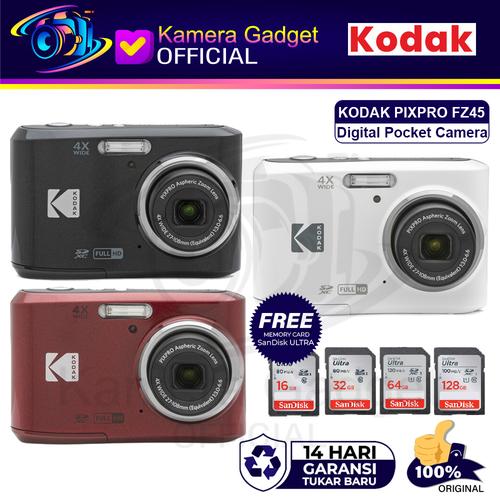 Promo KODAK PIXPRO FZ45 Digital Camera / Kamera Pocket FZ 45 Original ...