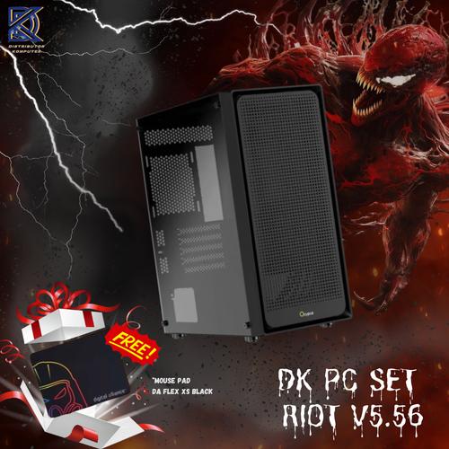 Promo DK PC SET RIOT V5.56 - PC RAKITAN AMD RYZEN 5 5600G | B550M ...