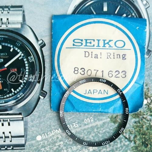 Jual Dial/Chapter Ring for Seiko SpeedTimer Chronograph 6139-7000