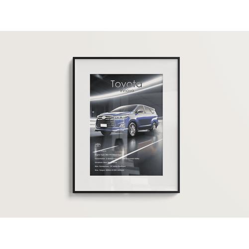 Jual Poster Toyota Innova with Frame – Ikon Kenyamanan dan Keluarga ...