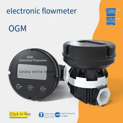 Jual Digital Flowmeter OGM 2" - Oval Gear Electronic Flowmeter DN50 2 ...